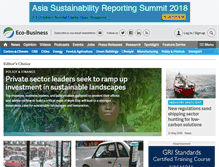 Tablet Screenshot of eco-business.com